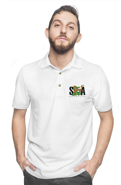 gildan cotton polo