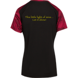 LST371 Ladies' CamoHex Colorblock T-Shirt