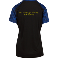 LST371 Ladies' CamoHex Colorblock T-Shirt