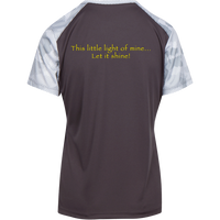 LST371 Ladies' CamoHex Colorblock T-Shirt