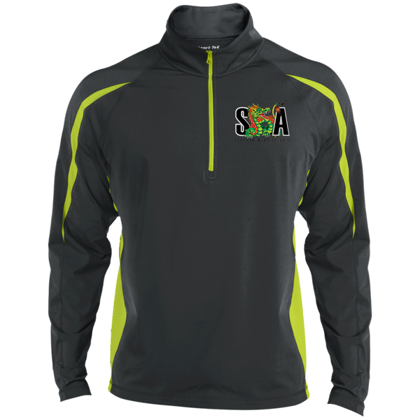 ST851 Men's Sport Wicking Colorblock 1/2 Zip