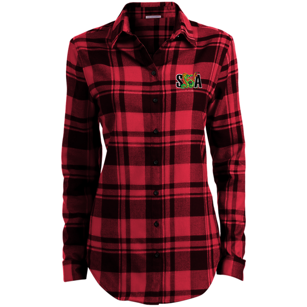 LW668 Ladies' Plaid Flannel Tunic